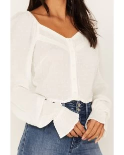 Idyllwind Women's Swiss Dot Lace Poet Blouse -Western Fashion 2000375296 103 P3