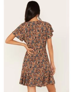 Idyllwind Women's Feeling Good Paisley Print Button-Front Dress -Western Fashion 2000375298 401 P4