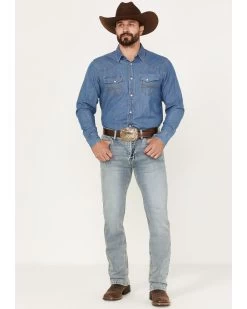 Hooey Men's Revolver Light Wash Slim Straight Reflex Jeans  -Western Fashion 2000375479 412 P3