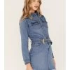 Idyllwind Women's Medium Wash Belted Western Denim Dress -Western Fashion 2000375742 400 P1
