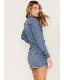 Idyllwind Women's Medium Wash Belted Western Denim Dress -Western Fashion 2000375742 400 P4