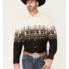 Panhandle Men's Southwestern Border Long Sleeve Snap Shirt 1 Panhandle Men's Southwestern Border Long Sleeve Snap Shirt -Western Fashion 2000376175 101 P1