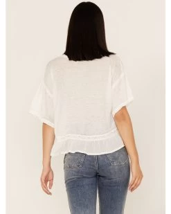 Free People Women's Fall In Love Tee -Western Fashion 2000376773 103 P4