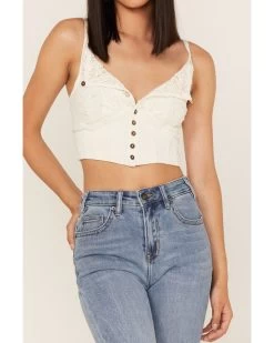 Free People Women's Have My Heart Cropped Tank Top -Western Fashion 2000376782 100 P3