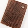 Hooey Men's Brown Southwestern Embossed Bi-Fold Money Clip Wallet -Western Fashion 2000376896 200 P1