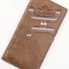 Hooey Men's Brown Hooey Logo Laser Cut Southwest Print Rodeo Wallet -Western Fashion 2000376903 200 P1