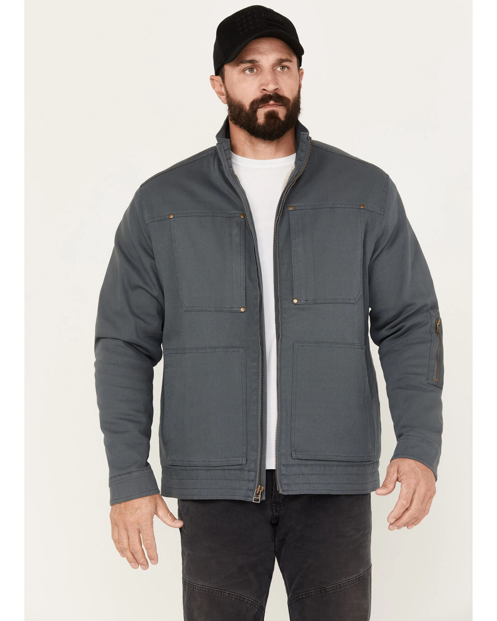 Dakota Grizzly Men's Dax Stretch Twill Sherpa Lined Jacket 3 Dakota Grizzly Men's Dax Stretch Twill Sherpa Lined Jacket