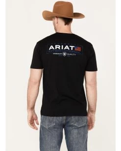Ariat Men's Horizontal Short Sleeve T-Shirt -Western Fashion 2000377125 001 P3