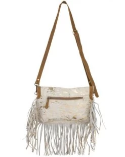 Myra Bag Women's Golden Girl Hair-On Hide Fringe Bag -Western Fashion 2000377136 200 P3