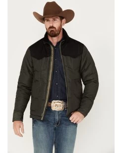 Kimes Ranch Men's Cold Quilted Color Block Zip Jacket