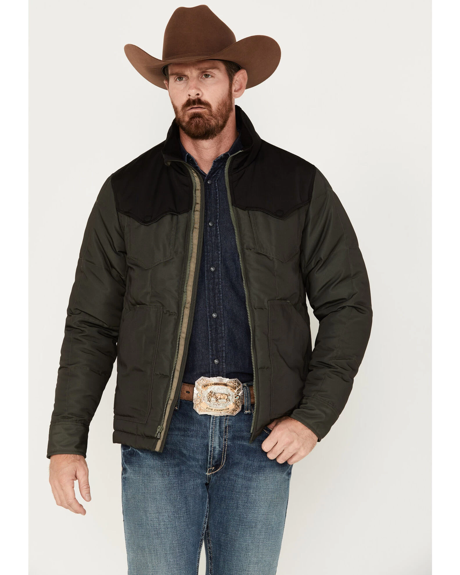 Kimes Ranch Men's Cold Quilted Color Block Zip Jacket 3 Kimes Ranch Men's Cold Quilted Color Block Zip Jacket