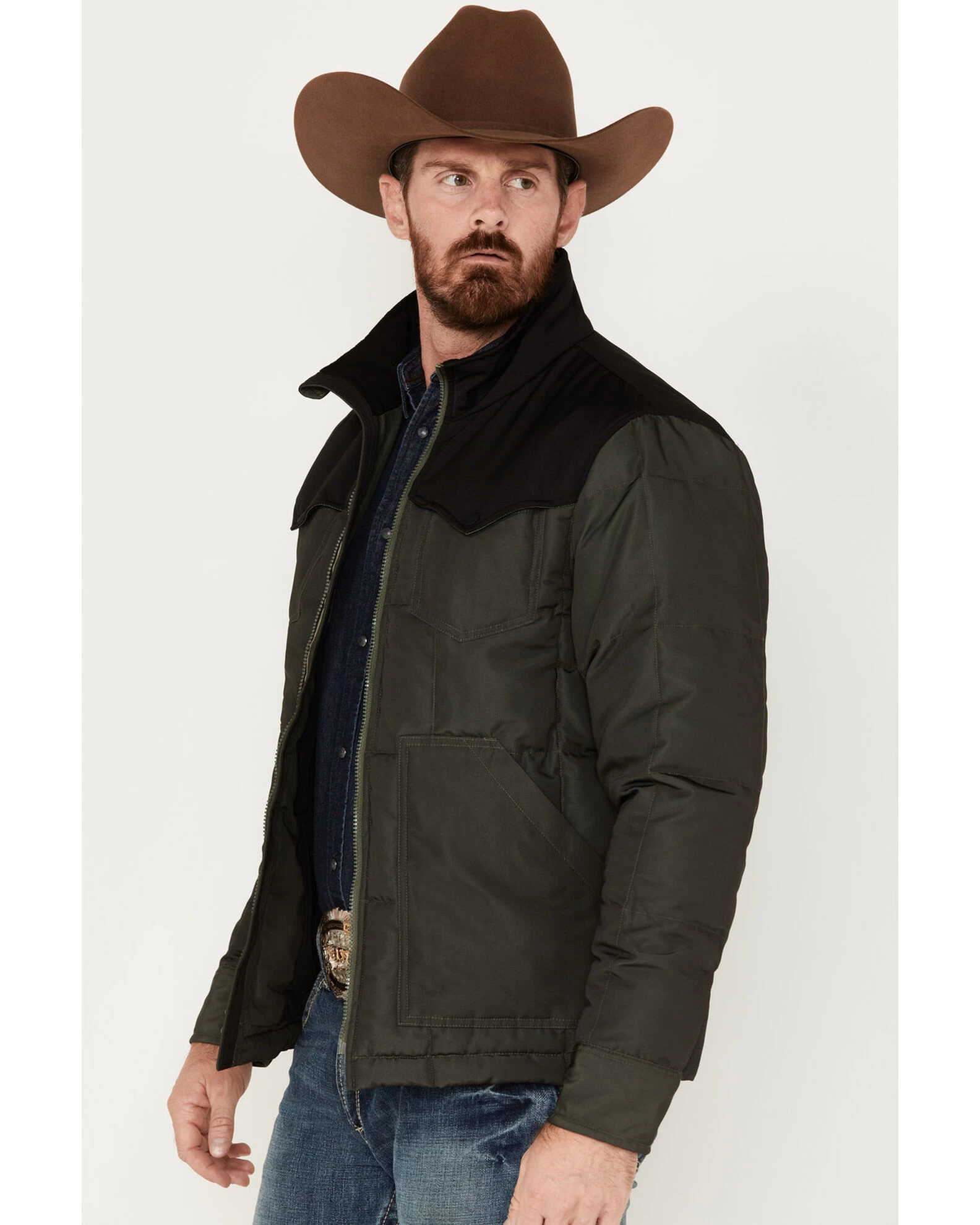 Kimes Ranch Men's Cold Quilted Color Block Zip Jacket 4 Kimes Ranch Men's Cold Quilted Color Block Zip Jacket - Image 2