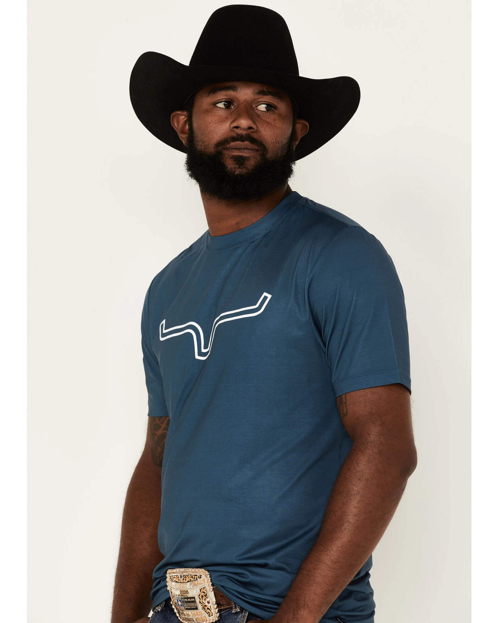 Kimes Ranch Men's Outlier Tech Horns Graphic Performance T-Shirt 4 Kimes Ranch Men's Outlier Tech Horns Graphic Performance T-Shirt - Image 2