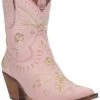 Dingo Women's Floral Western Booties - Snip Toe -Western Fashion 2000377453 650 P1