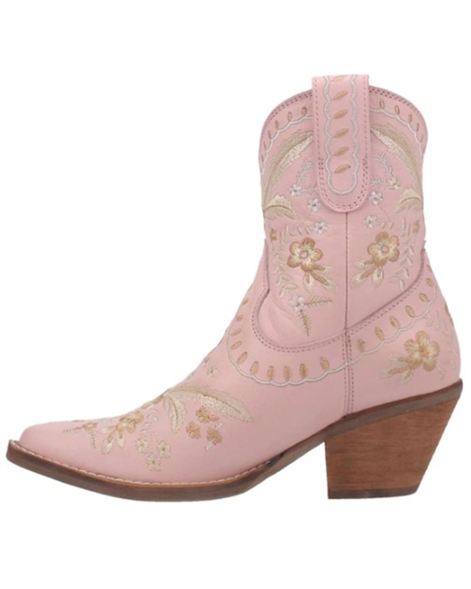 Dingo Women's Floral Western Booties - Snip Toe 5 Dingo Women's Floral Western Booties - Snip Toe - Image 3
