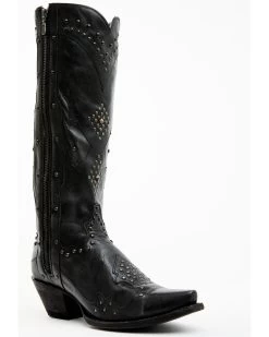 Dan Post Women's Daredevil Studded Tall Western Boots - Snip Toe