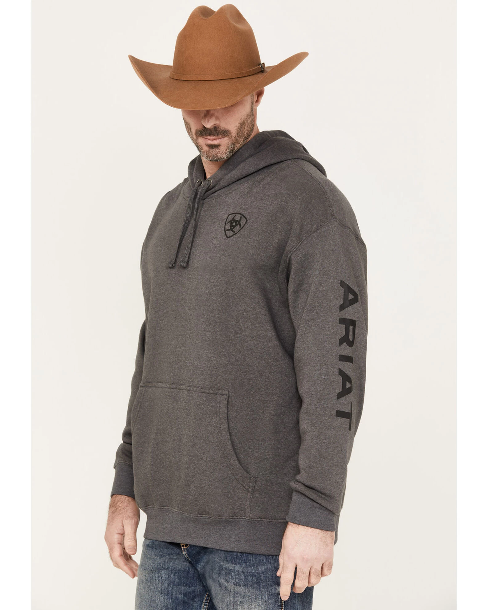 Ariat Men's SMU Hooded Sweatshirt 3 Ariat Men's SMU Hooded Sweatshirt