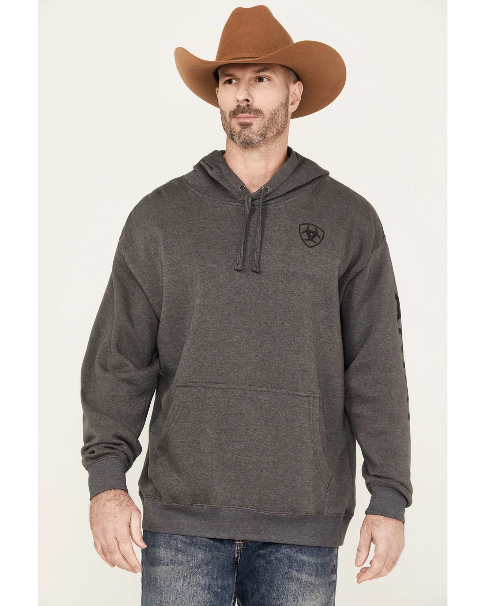 Ariat Men's SMU Hooded Sweatshirt 4 Ariat Men's SMU Hooded Sweatshirt - Image 2