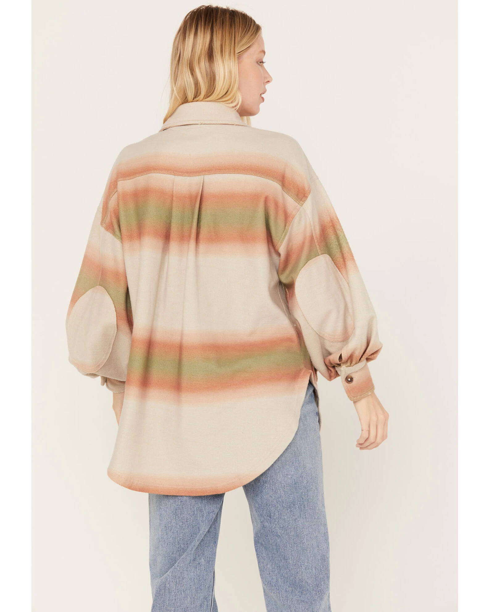 Free People Women's Ombre Serape Print Ruby Jacket 6 Free People Women's Ombre Serape Print Ruby Jacket - Image 4