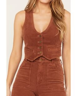 Rolla's Women's Dallas Cord Vest 8 Rolla's Women's Dallas Cord Vest -Western Fashion 2000378216 413 P3