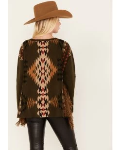 Cotton & Rye Women's Southwestern Print Knit Sweater -Western Fashion 2000378263 341 P4