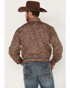 Stetson Men's Paisley Long Sleeve Snap Shirt -Western Fashion 2000378709 200 P4