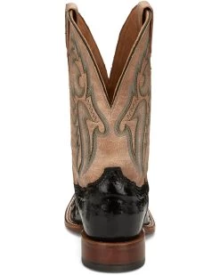Tony Lama Men's Castillo Full Quill Ostrich Exotic Western Boots - Broad Square Toe -Western Fashion 2000379339 001 P5