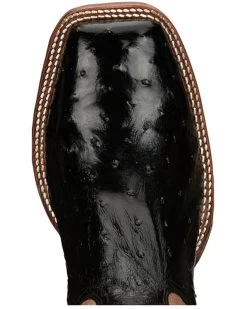 Tony Lama Men's Castillo Full Quill Ostrich Exotic Western Boots - Broad Square Toe -Western Fashion 2000379339 001 P6