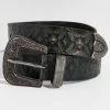 Free People Women's Outlaw Embossed Leather Belt -Western Fashion 2000379458 302 P1
