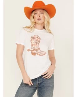 Kerusso Women's Guide My Steps Short Sleeve Graphic Tee