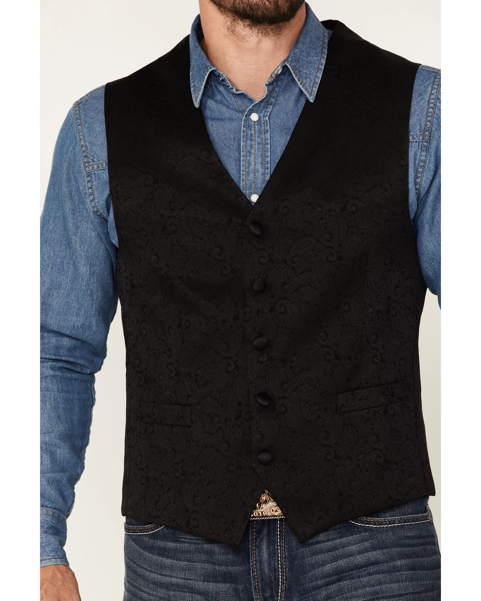 Cody James Men's Paisley Vest 5 Cody James Men's Paisley Vest - Image 3