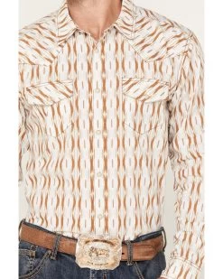Gibson Men's Old Creek Geo Print Long Sleeve Pearl Snap Western Shirt 8 Gibson Men's Old Creek Geo Print Long Sleeve Pearl Snap Western Shirt -Western Fashion 2000380458 100 P3