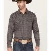 Gibson Men's Foundation Plaid Print Long Sleeve Snap Western Shirt