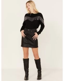 Rock & Roll Denim Women's Western Yoke Skirt