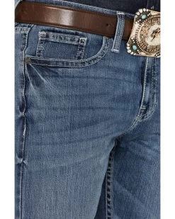 Cody James Men's Shootout Medium Wash Slim Straight Stretch Denim Jeans -Western Fashion 2000381186 413 P2