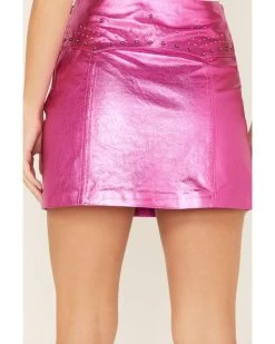 Idyllwind Women's Keller Star Studded Metallic Leather Skirt -Western Fashion 2000381226 550 P4