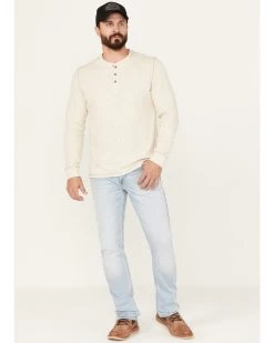 Brothers & Sons Men's Sedona Light Wash Slim Straight Stretch Denim Jeans