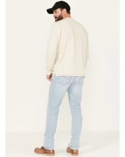 Brothers & Sons Men's Sedona Light Wash Slim Straight Stretch Denim Jeans -Western Fashion 2000381341 412 P3
