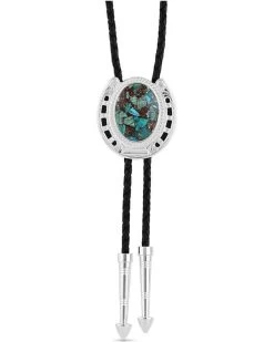 Montana Silversmiths The Pioneer's Turquoise Bolo Tie