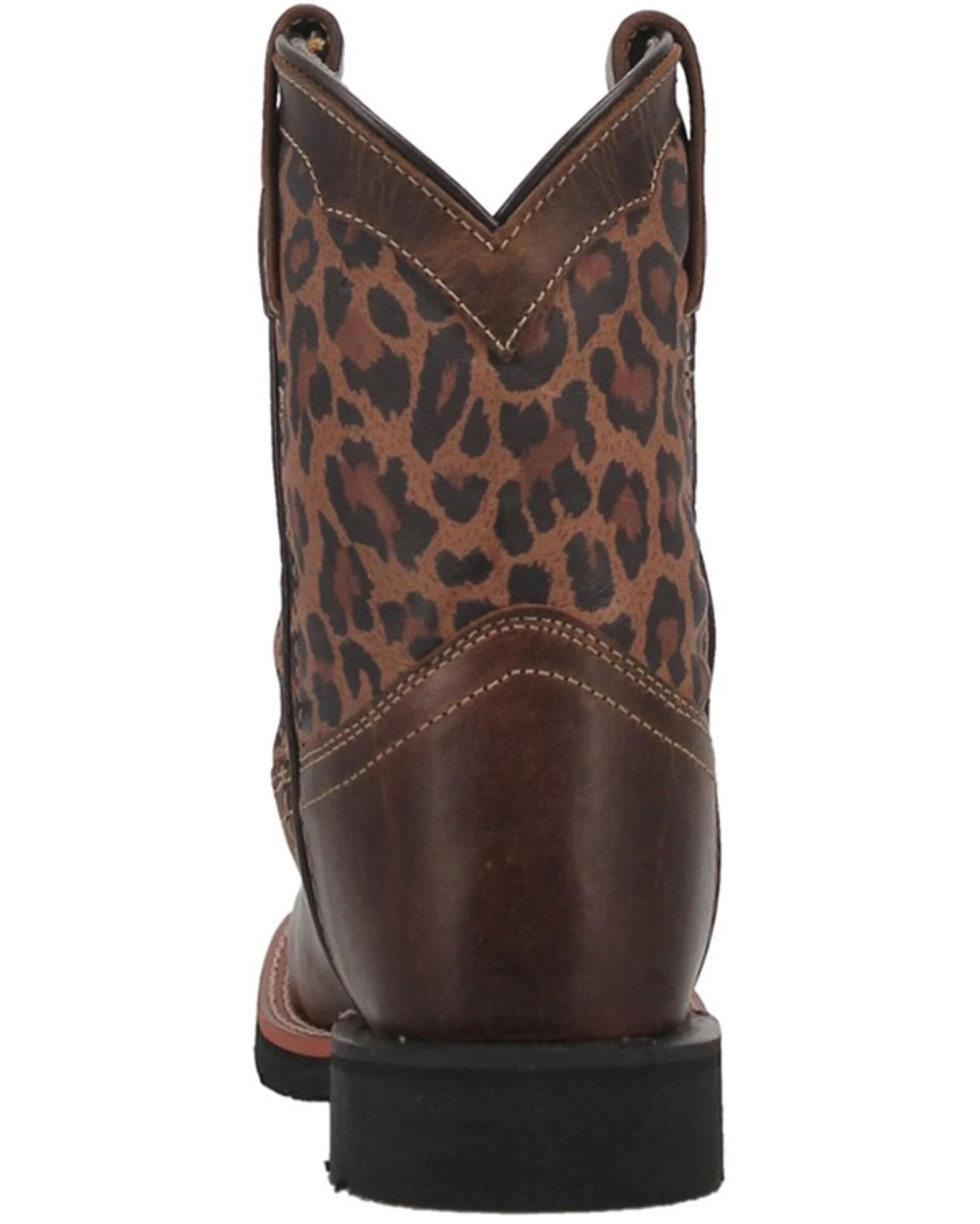 Dan Post Toddler Girls' Leopard Print Western Boots - Broad Square Toe 7 Dan Post Toddler Girls' Leopard Print Western Boots - Broad Square Toe - Image 5