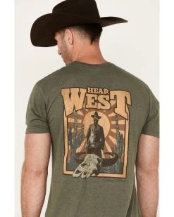 Cody James Men's Head West Short Sleeve Graphic T-Shirt -Western Fashion 2000381706 341 P4