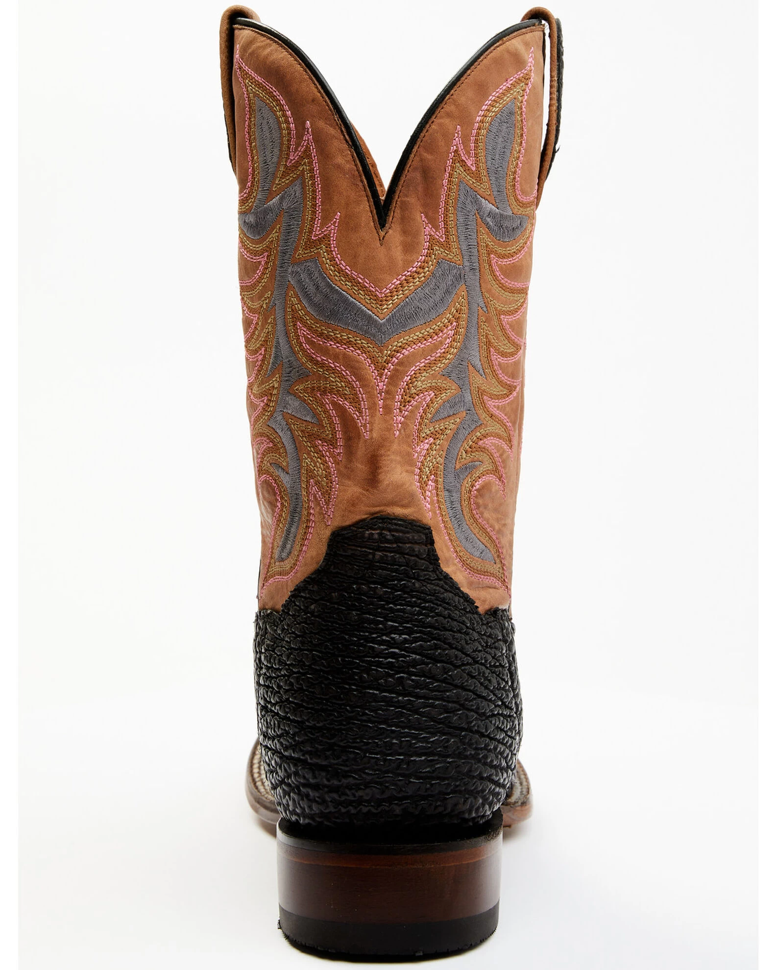 Dan Post Men's Exotic Shark Western Boots - Broad Square Toe 7 Dan Post Men's Exotic Shark Western Boots - Broad Square Toe - Image 5