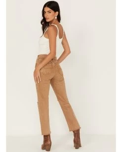 Cleo + Wolf Women's High Rise Ankle Slim Straight Jeans -Western Fashion 2000382006 251 P3