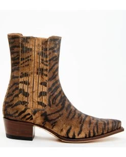 Sendra Women's Tiger Print Western Booties - Snip Toe -Western Fashion 2000382417 200 P2