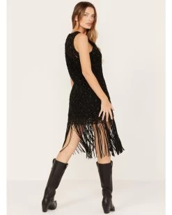 Wonderwest Women's Fringe Hem Mini Dress 11 Wonderwest Women's Fringe Hem Mini Dress -Western Fashion 2000382478 001 P5