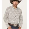 Moonshine Spirit Men's Goleta Paisley Print Long Sleeve Snap Western Shirt -Western Fashion 2000382815 103 P1