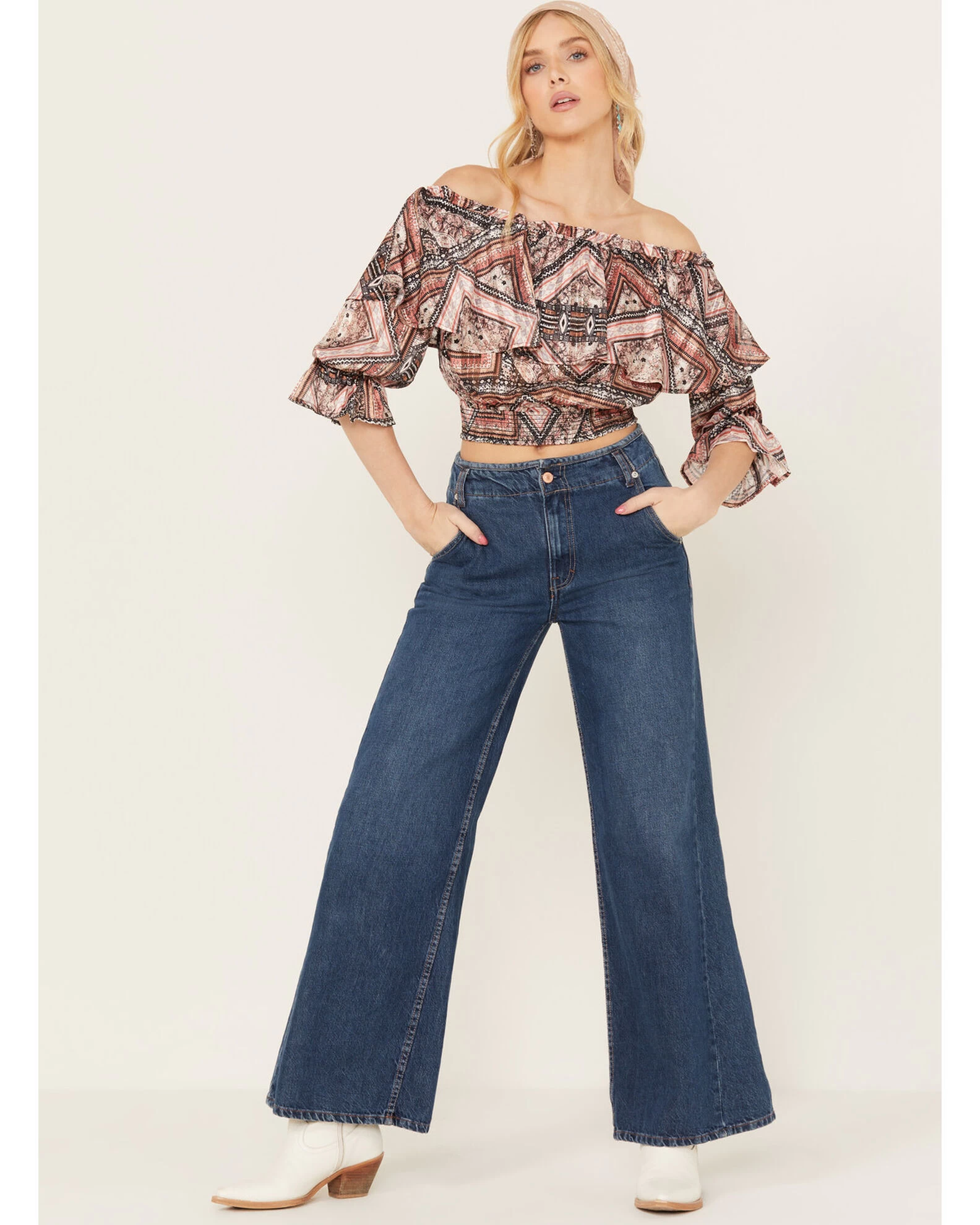 Shyanne Women's Ruffle Off Shoulder Chiffon Top 3 Shyanne Women's Ruffle Off Shoulder Chiffon Top