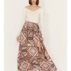 Shyanne Women's Printed Wrap Maxi Skirt -Western Fashion 2000382841 202 P1