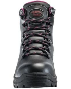 Avenger Women's Builder Mid 6" Lace-Up Waterproof Work Boots - Steel Toe -Western Fashion 2000383108 001 P4