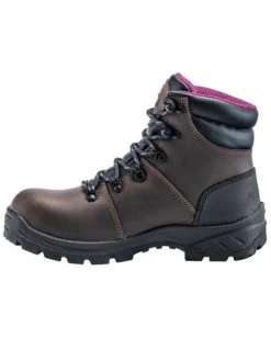Avenger Women's Builder Mid 6" Lace-Up Waterproof Hiking Work Boot - Steel Toe -Western Fashion 2000383109 200 P3